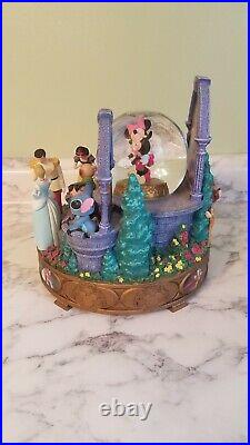 RARE Disney Kiss the girl Musical Snowglobe