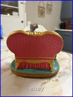 RARE Disney Lady and The Tramp Musical Snow Globe with Puppies & Sofa RARE Disney Lady and The Tramp Musical Snow Globe with Puppies & Sofa