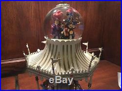 RARE Disney Mary Poppins CARROUSEL Figurines Musical Snowglobe