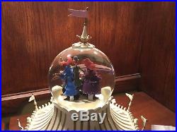 RARE Disney Mary Poppins CARROUSEL Figurines Musical Snowglobe
