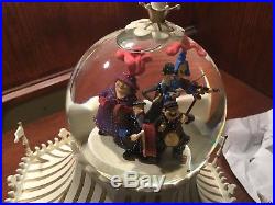 RARE Disney Mary Poppins CARROUSEL Figurines Musical Snowglobe