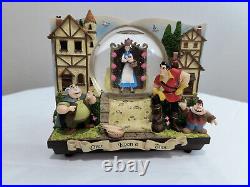RARE Disney Parks Beauty & The Beast Storybook Double-Sided Musical Snow Globe RARE Disney Parks Beauty & The Beast Storybook Double-Sided Musical Snow Globe