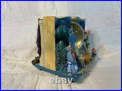 RARE Disney Parks Cinderella Storybook Double-Sided Musical Snow Globe with Box