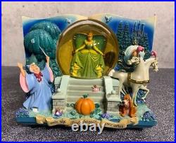 RARE Disney Parks EXCLUSIVE Storybook Cinderella Double-Sided Globe with BOX