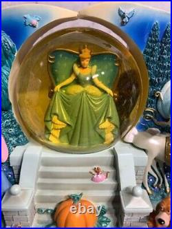 RARE Disney Parks EXCLUSIVE Storybook Cinderella Double-Sided Globe with BOX