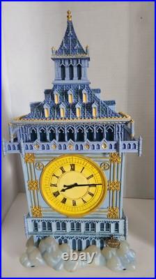 RARE! Disney Peter Pan Snow Globe YOU CAN FLY London Big Ben Clock Tower HTF