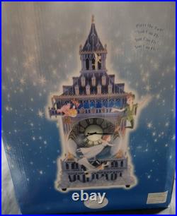 RARE! Disney Peter Pan Snow Globe YOU CAN FLY London Big Ben Clock Tower HTF