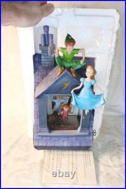 RARE Disney Peter Pan'You Can Fly' Darling House Snow Globe With Music & Light RARE Disney Peter Pan'You Can Fly' Darling House Snow Globe With Music & Light