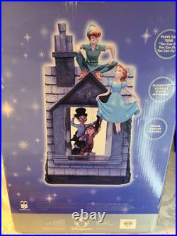 RARE Disney Peter Pan'You Can Fly' Darling House Snow Globe With Music & Light RARE Disney Peter Pan'You Can Fly' Darling House Snow Globe With Music & Light