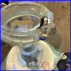 RARE Disney Pinocchio Toyland Fishbowl Cleo Figoro Musical Snow Globe