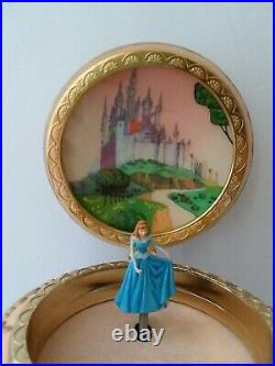 RARE Disney Sleeping Beauty Ballerina Music Box Once Upon A Dream Blue Dress