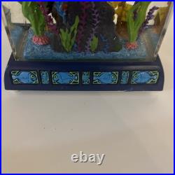 RARE Disney Snow Globe Finding Nemo Aquarium Fish Tank Musical Snowglobe