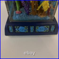 RARE Disney Snow Globe Finding Nemo Aquarium Fish Tank Musical Snowglobe