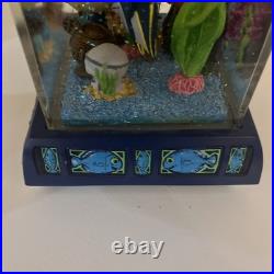 RARE Disney Snow Globe Finding Nemo Aquarium Fish Tank Musical Snowglobe