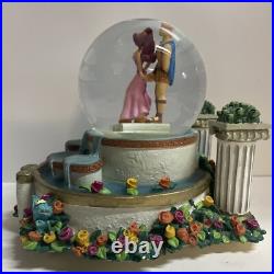 RARE Disney Snow Globe Hercules Megara Meg Tune I Won't Say Music Box WORKS Vtg RARE Disney Snow Globe Hercules Megara Meg Tune I Won't Say Music Box WORKS Vtg