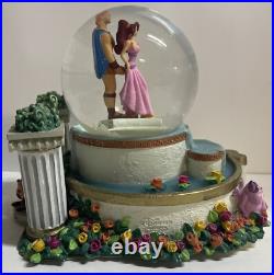 RARE Disney Snow Globe Hercules Megara Meg Tune I Won't Say Music Box WORKS Vtg RARE Disney Snow Globe Hercules Megara Meg Tune I Won't Say Music Box WORKS Vtg