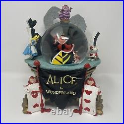 RARE Disney Store Alice in Wonderland Snow Globe SEE LISTING