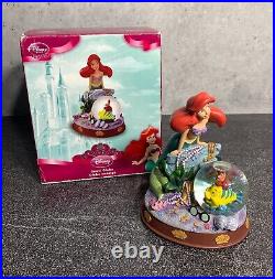 RARE Disney Store EXCLUSIVE Little Mermaid Globe Ariel, Flounder & Sebastian