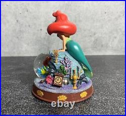 RARE Disney Store EXCLUSIVE Little Mermaid Globe Ariel, Flounder & Sebastian