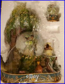 RARE! Disney Store Princess and the Frog Tiana Naveen Snow Globe Wedding in box