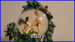 RARE Disney Tarzan Jane Blossoming Love Tree TWO WORLDS Musical Snow Globe