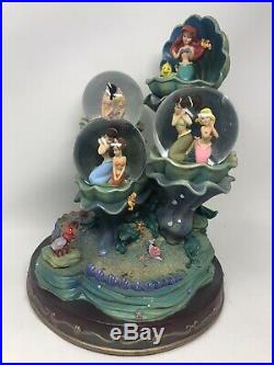 RARE Disney The Little Mermaid Snow Globe SEE DESCRIPTION