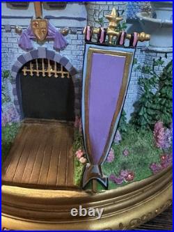 RARE Disney Tinkerbell Castle Music Double Bubble Snow Globe NEEDS REPAIRS