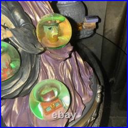 RARE Disney Villains Evil Queen & Hag Snow Globe Statue 28557