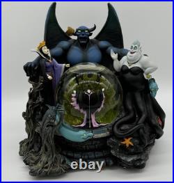 RARE Disney Villains Snow Globe Maleficent, Chernabog, Evil Queen NOT WORKING RARE Disney Villains Snow Globe Maleficent, Chernabog, Evil Queen NOT WORKING
