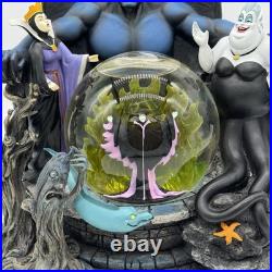 RARE Disney Villains Snow Globe Maleficent, Chernabog, Evil Queen NOT WORKING RARE Disney Villains Snow Globe Maleficent, Chernabog, Evil Queen NOT WORKING