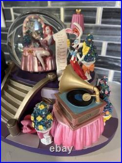 RARE Disney Who Framed Roger Rabbit Jessica Rabbit Musical Snow Globe Limited ED