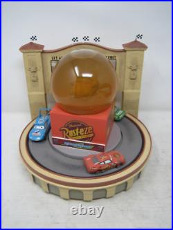 RARE Disney's cars electronic snowglobe rust-eze working snow globe pixar