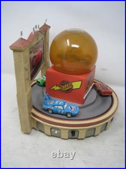 RARE Disney's cars electronic snowglobe rust-eze working snow globe pixar