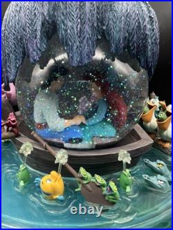RARE Disneys The Little Mermaid Kiss the Girl Vintage 1998 Snow Globe Wo G2U