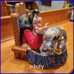 RARE Large Disney Peter Pan Captain Hook Tinkerbell Snow Globe Music 10x 11.25 RARE Large Disney Peter Pan Captain Hook Tinkerbell Snow Globe Music 10x 11.25