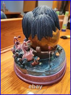 RARE VINTAGE Kiss The Girl Snowglobe DISNEY Musical Collectible