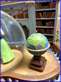 RARE VTG Disney Beauty & the Beast Library Double Snow Globe Music Box 90's L92 RARE VTG Disney Beauty & the Beast Library Double Snow Globe Music Box 90's L92