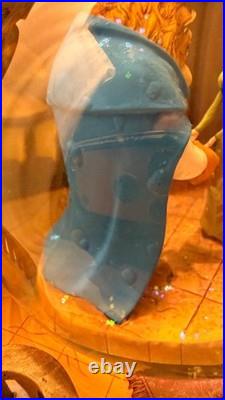 RARE Vintage Disney Beauty and the Beast Library Double Snowglobe