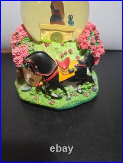 RARE Vintage Disney Mulan Snow Globe Music Box Discontinued Reflection Mushu RARE Vintage Disney Mulan Snow Globe Music Box Discontinued Reflection Mushu
