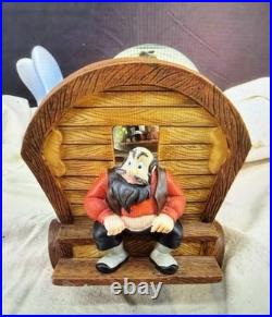 RARE Vintage Disney Pinocchio Light Up Snow Globe