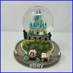 RARE Walt Disney Cinderella Castle Musical Light Up Snow Globe So This Is Love
