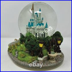 RARE Walt Disney Cinderella Castle Musical Light Up Snow Globe So This Is Love