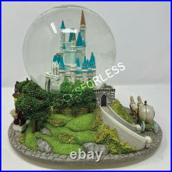 RARE Walt Disney Cinderella Castle Musical Light Up Snow Globe So This Is Love