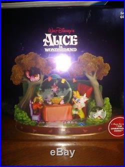 RARE disney Alice In Wonderland Snow Globe