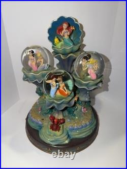 READ! VTG VERY RARE Disney Daughters of Triton Snowglobe Little Mermaid