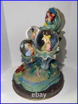 READ! VTG VERY RARE Disney Daughters of Triton Snowglobe Little Mermaid