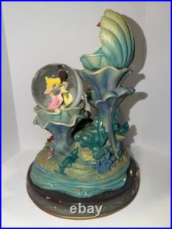 READ! VTG VERY RARE Disney Daughters of Triton Snowglobe Little Mermaid