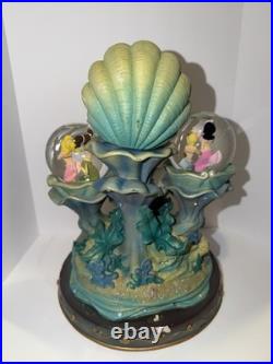 READ! VTG VERY RARE Disney Daughters of Triton Snowglobe Little Mermaid