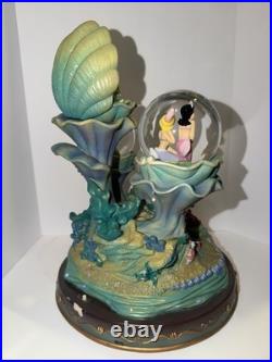 READ! VTG VERY RARE Disney Daughters of Triton Snowglobe Little Mermaid