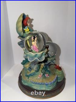 READ! VTG VERY RARE Disney Daughters of Triton Snowglobe Little Mermaid